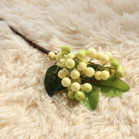Christmas Berry Simulation Flower Bean Branch Fake Table Decoration