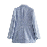 Urban Casual Women's Double Breasted Blazer
