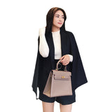 Temperament Cape Blazer Shorts Two-piece Suit