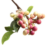 Christmas Berry Simulation Flower Bean Branch Fake Table Decoration