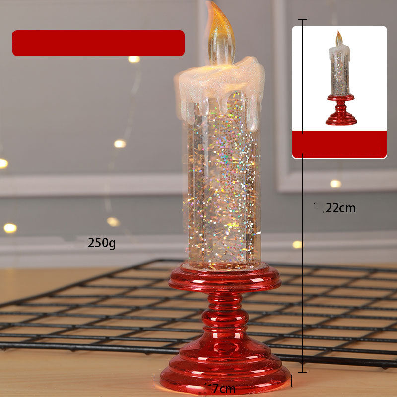Kreativ nytårsjulelys med elektroniske pailletter