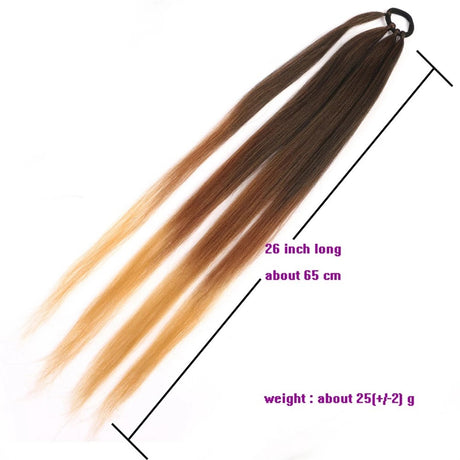 Women's Fashionable Braided Wig Ponytail Dreadlocks