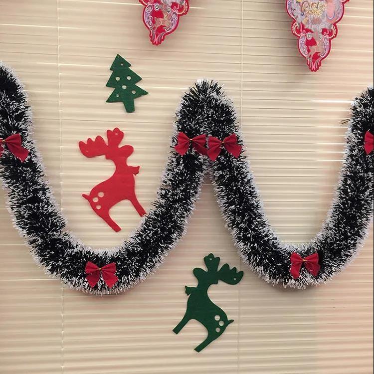 Christmas Decoration Interior Top Garland Ribbon